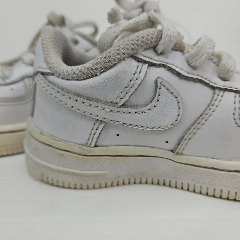 Nike Baby Boy's Nike Force 1( Infant/Toddler) White size 6 - Picture 9 of 12